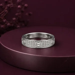 انگشتر-نقره-زنانه-طرح-کارتیر-کالکشن-love