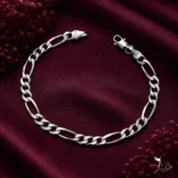 دستبند نقره مردانه طرح فیگارو
